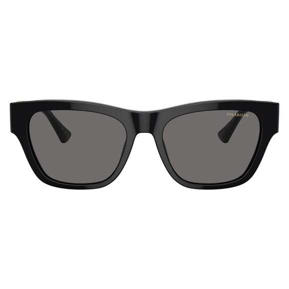 A0901Z New VERSACE Black Polarised Square VE4457 GB1/81 Sunglasses Women - Picture 2 of 6